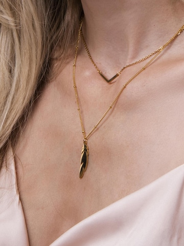 Amberz Ketting 'Mari' in Goud