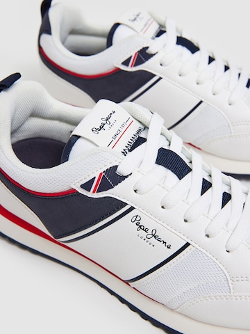 Pepe Jeans Låg sneaker 'DUBLIN' i vit