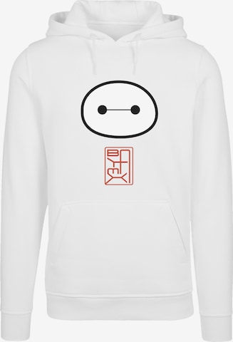 Sweat-shirt 'Big Hero 6 Baymax' F4NT4STIC en blanc : devant