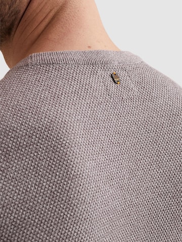 PME Legend - Jersey 'Pullover in cotton/modal with ribbed collar' en lila