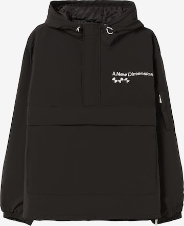 Bershka Between-Season Jacket in Black: front