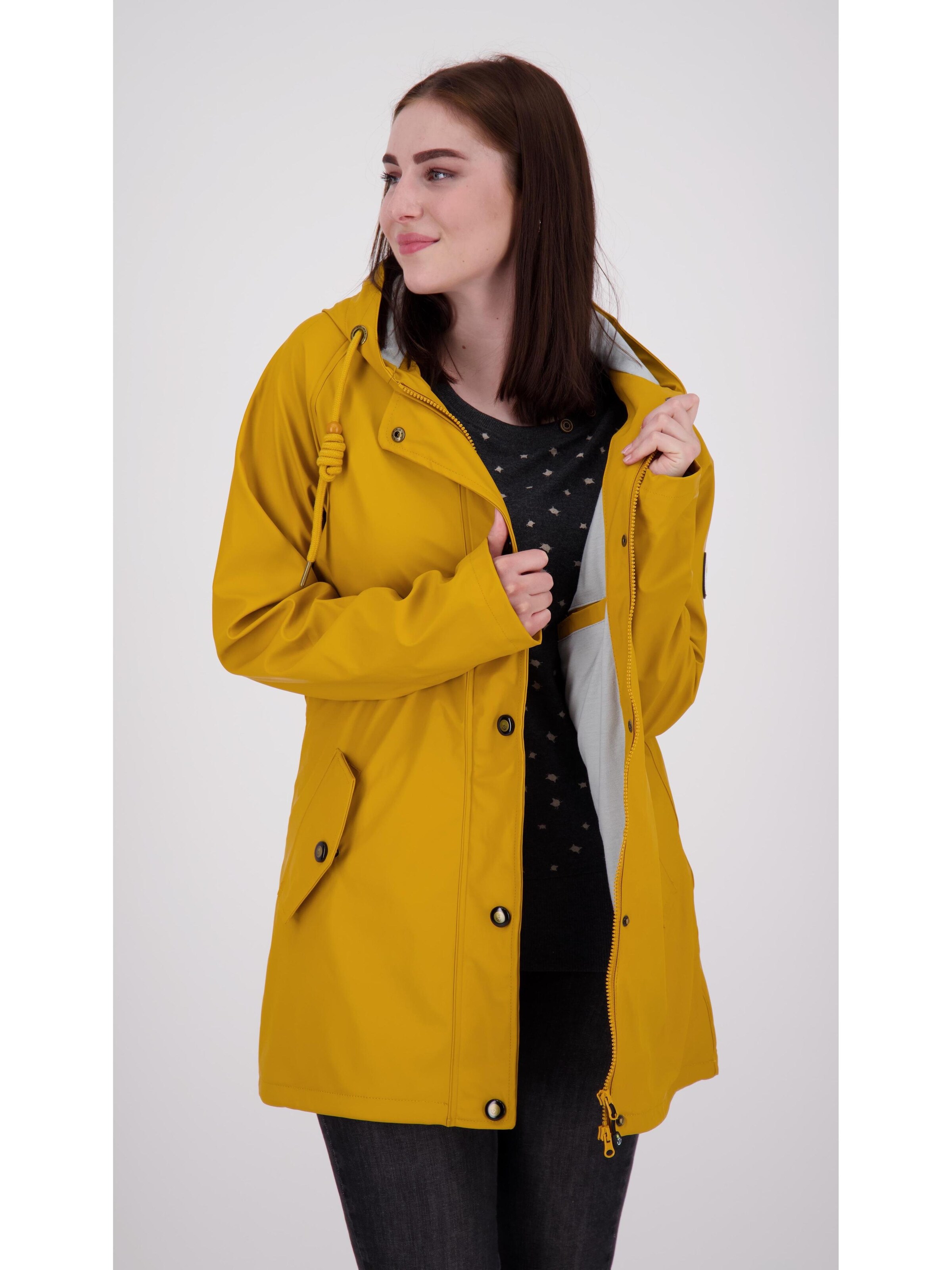 ankerglut Funktionsmantel 'Friesennerz II WMN'‌‌‌ in Gelb