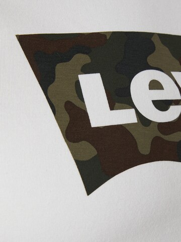 LEVI'S ® - regular Camiseta 'Graphic Set In Neck' en blanco