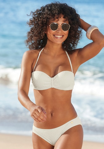 Balconcino Bikini di JETTE in bianco: frontale