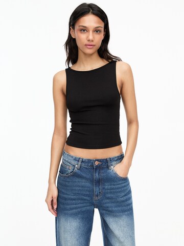 Pull&Bear Top – béžová: přední strana