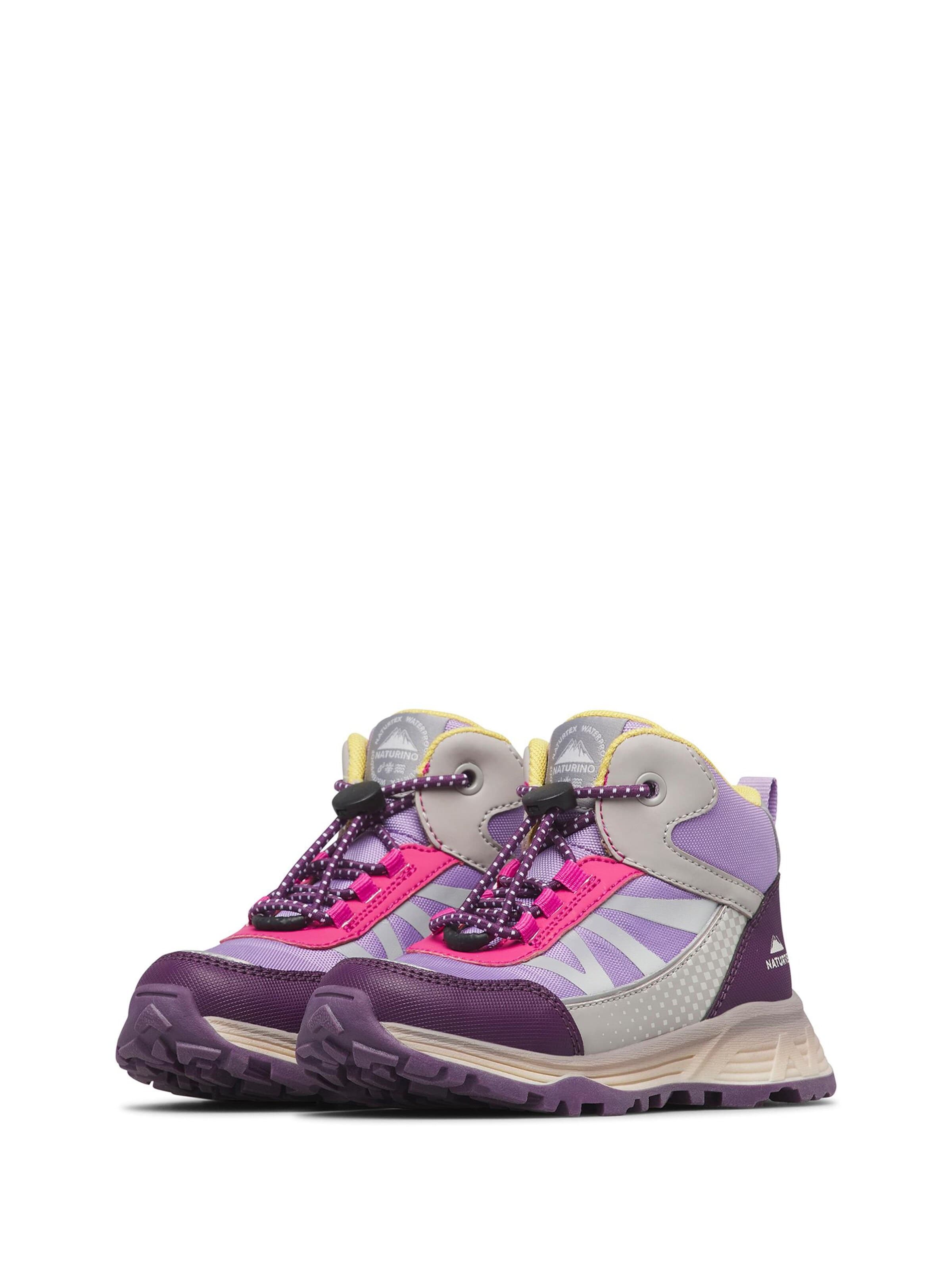 NATURINO Sneakers 'DRYFORCE HIGH WP.' in Roze: voorkant