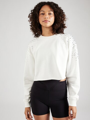 MYLAVIE by Sarah Harrison Sweatshirt in White: front