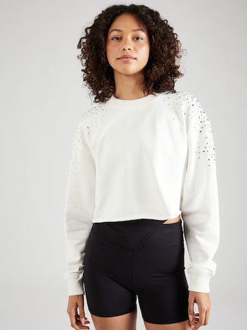 MYLAVIESweater majica - bijela boja: prednji dio