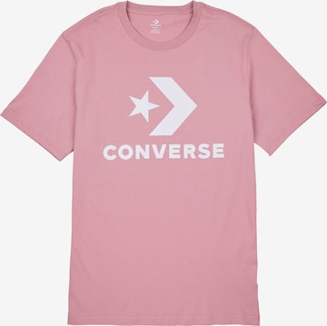 CONVERSE Tričko – pink: přední strana