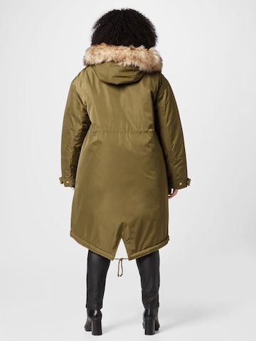 žalia River Island Plus Žieminė parka