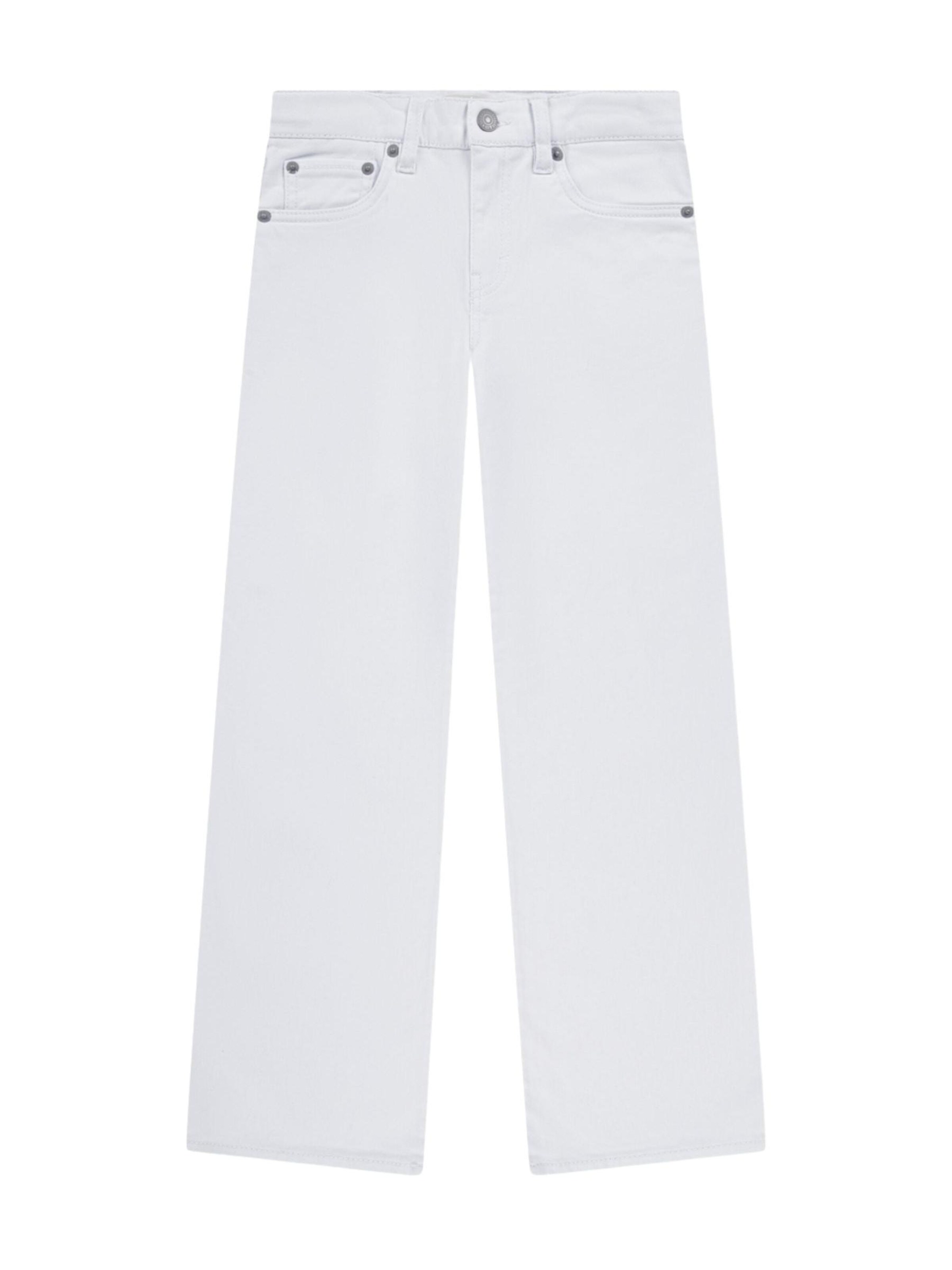 Regular Jean 'LVG WIDE LEG JEANS' Levi's Kids en blanc : devant