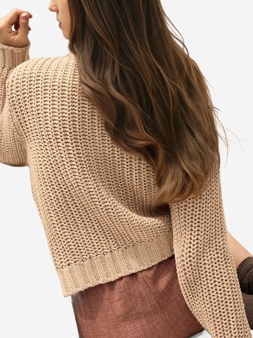 Hiccup Gebreid vest in Beige