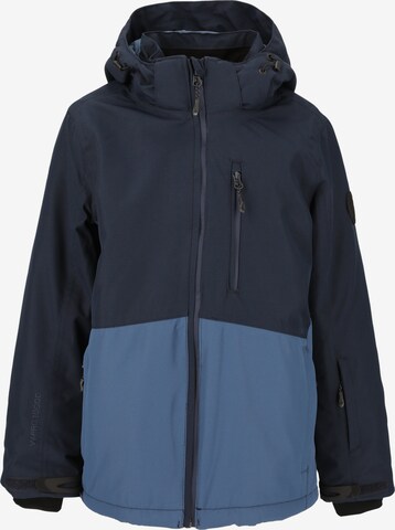 Whistler Athletic Jacket 'Drizzle' in Blue: front