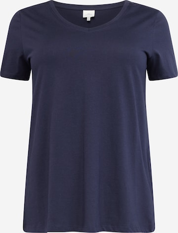 ONLY Carmakoma T-Shirt 'Bonnie Life' in Blau: predná strana