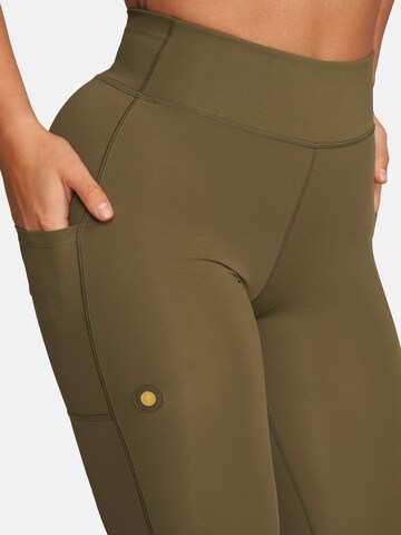 GOLD´S GYM APPAREL Skinny Sports trousers 'BROOKE' in Green