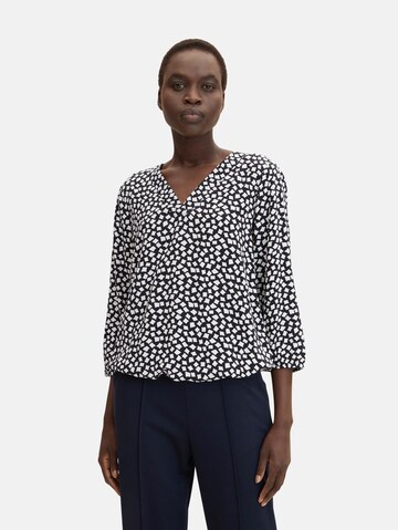 TOM TAILOR Blouse in Blauw: voorkant