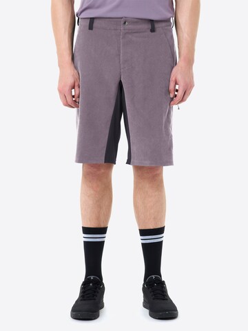 VAUDE Regular Outdoor trousers 'Loamer' in Purple: front