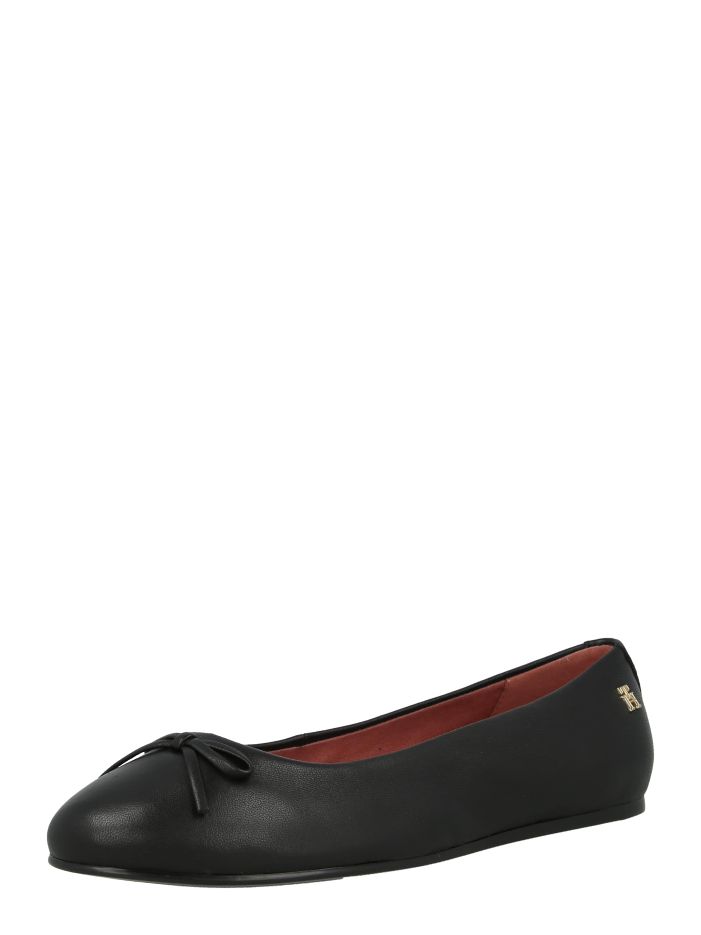 TOMMY HILFIGER Balerina - fekete: elől