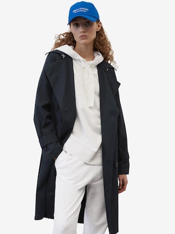 Marc O'Polo Between-Seasons Coat in Blue: front