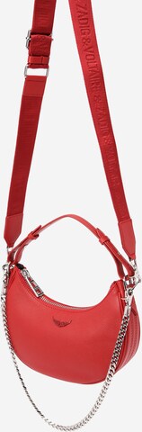 Zadig & Voltaire Schoudertas 'MOONROCK' in Rood