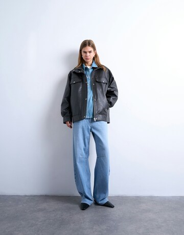 TOPSHOP Φθινοπωρινό και ανοιξιάτικο μπουφάν 'SAVA' σε μαύρο