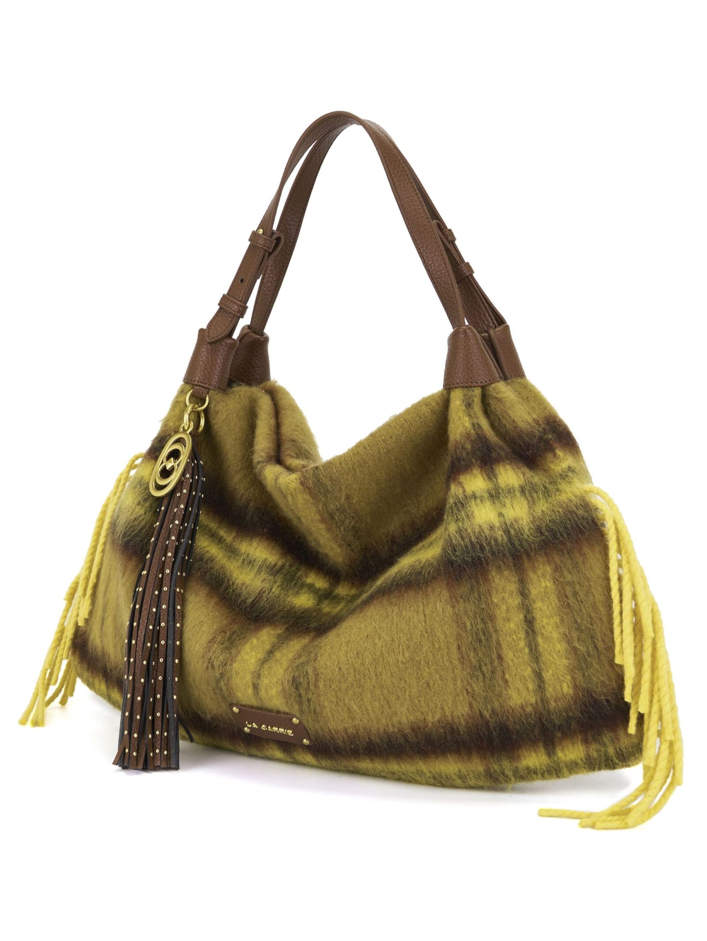 La Carrie Shoulder bag in Yellow