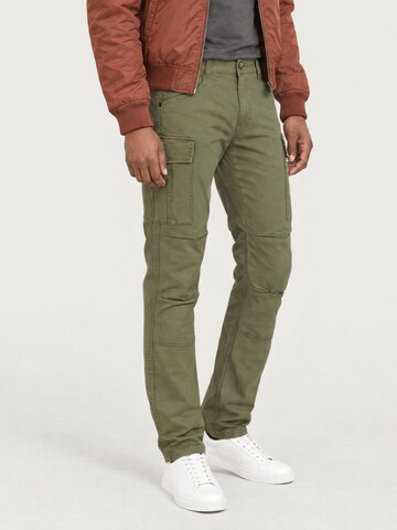 yazubi Regular Cargo Pants 'Jayden' in Green