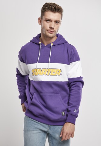 Starter Black Label Sweatshirt in Lila: Vorderseite