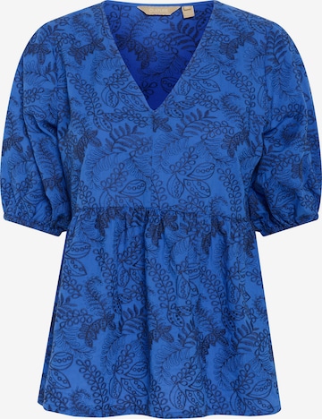 CULTURE Bluse in Blau: Vorderseite