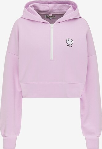 myMo ATHLSR Sweatshirt in Purple: front