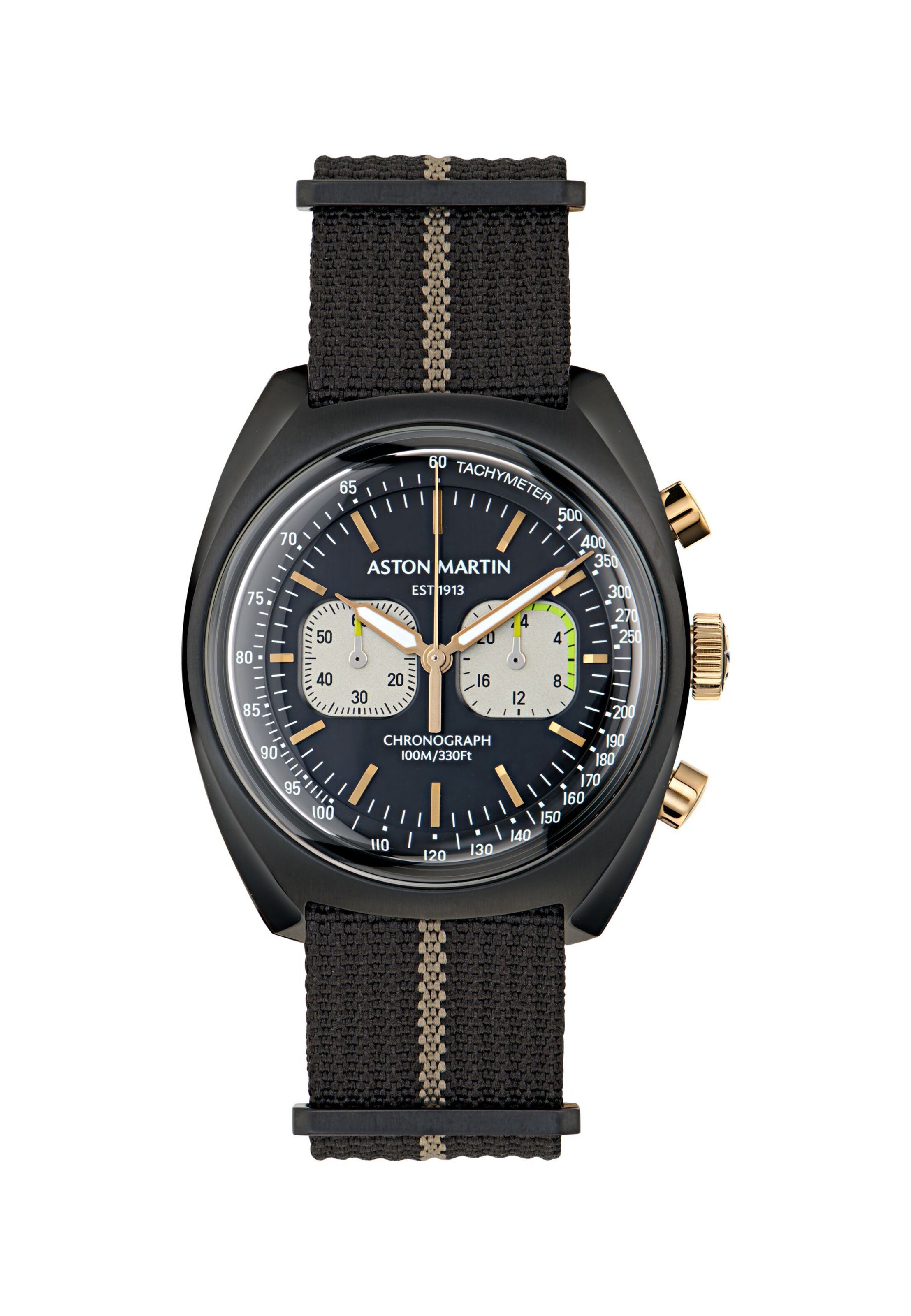 Aston Martin Uhr in Schwarz