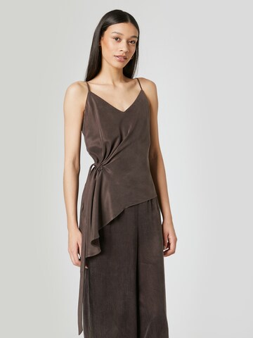 Guido Maria Kretschmer Women Top 'Rafaela' in Brown: front