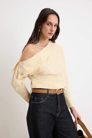 TrendyolBluza - žuta boja: prednji dio