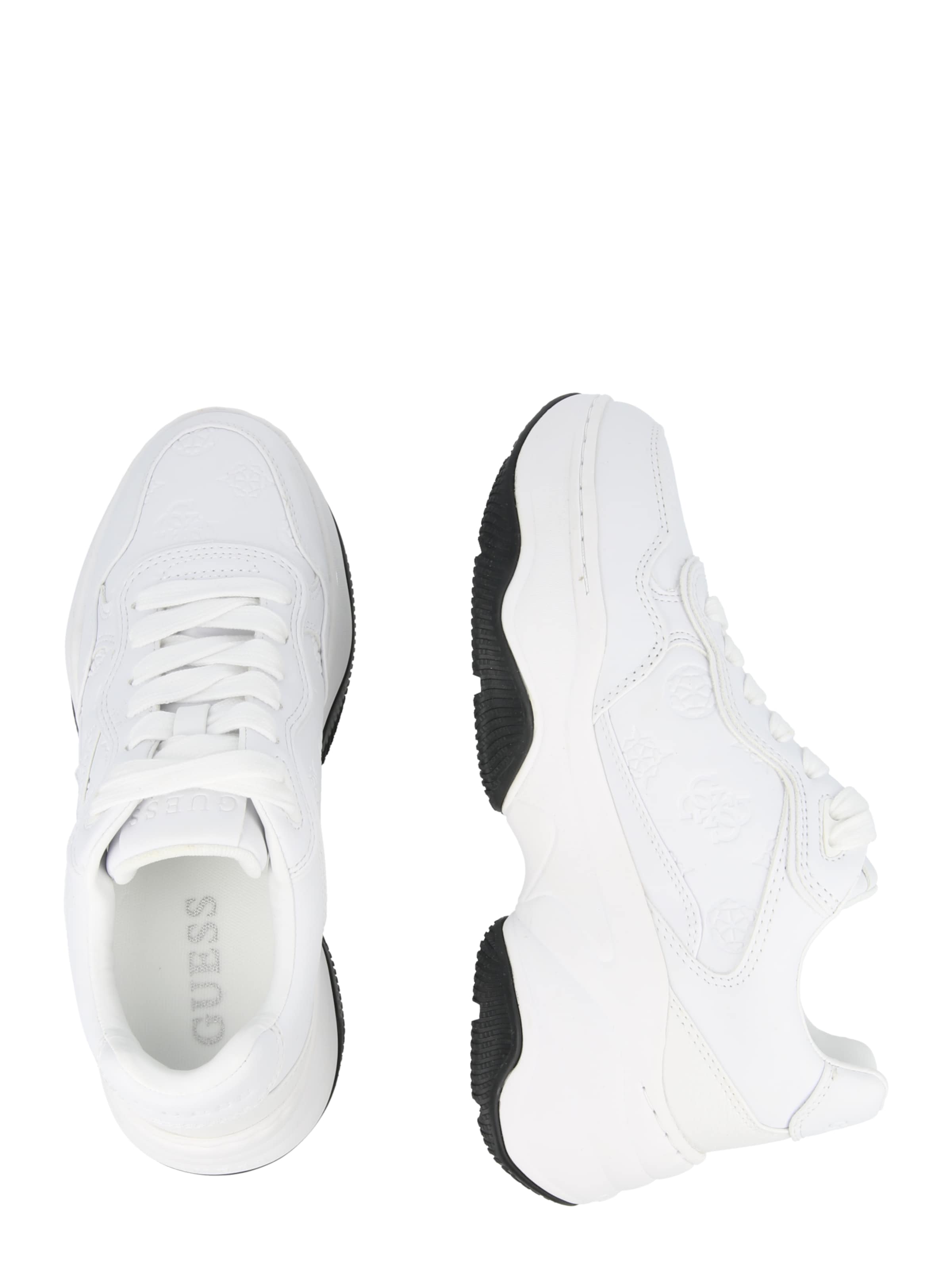 Sneaker bassa 'HAPYY' di GUESS in bianco