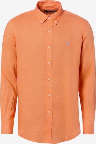 Polo Ralph Lauren Regular fit Overhemd in Oranje: voorkant