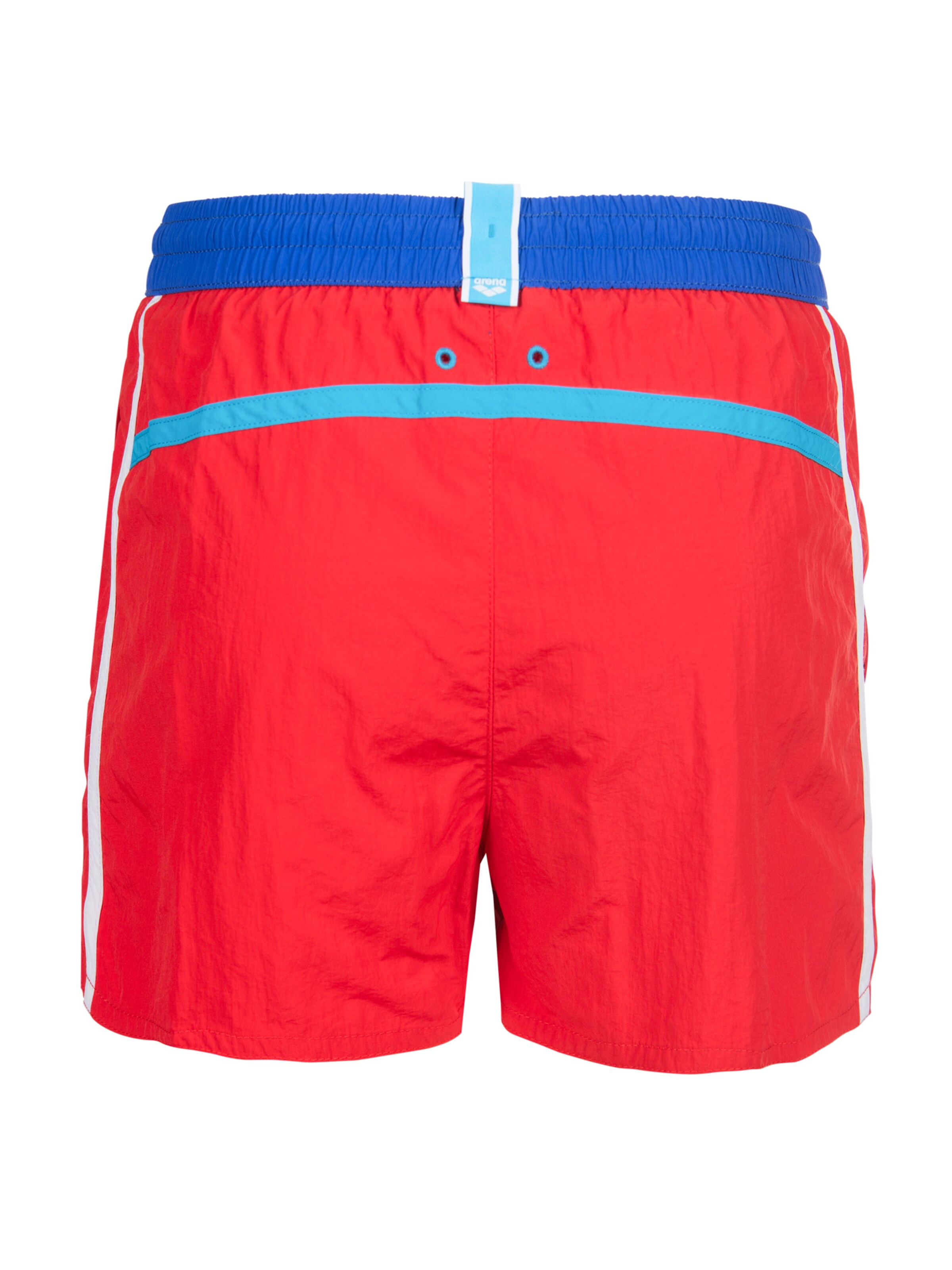 ARENA Badshorts 'TAPES BEACH SHORT' i röd