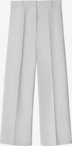 Adolfo Dominguez Regular Pleat-front trousers in Grey: front