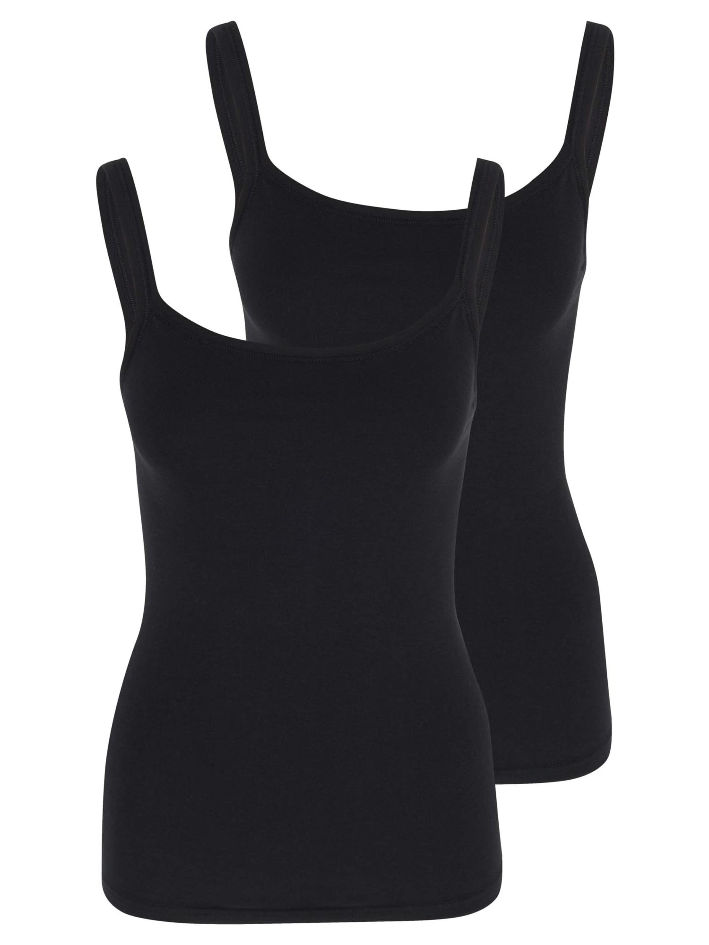 SPEIDEL Unterhemd 'bio.cotton Plus'‌‌‌‌‌‌‌ in Schwarz: Vorderseite