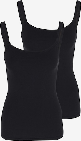 SPEIDEL Unterhemd 'bio.cotton Plus' in Schwarz: Vorderseite
