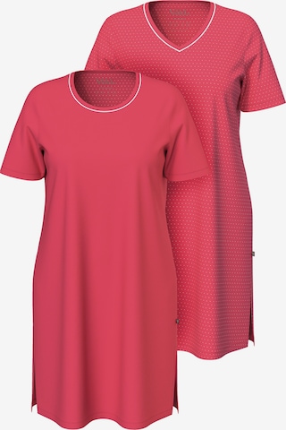 Ulla Popken Nachthemd in Rot: Vorderseite