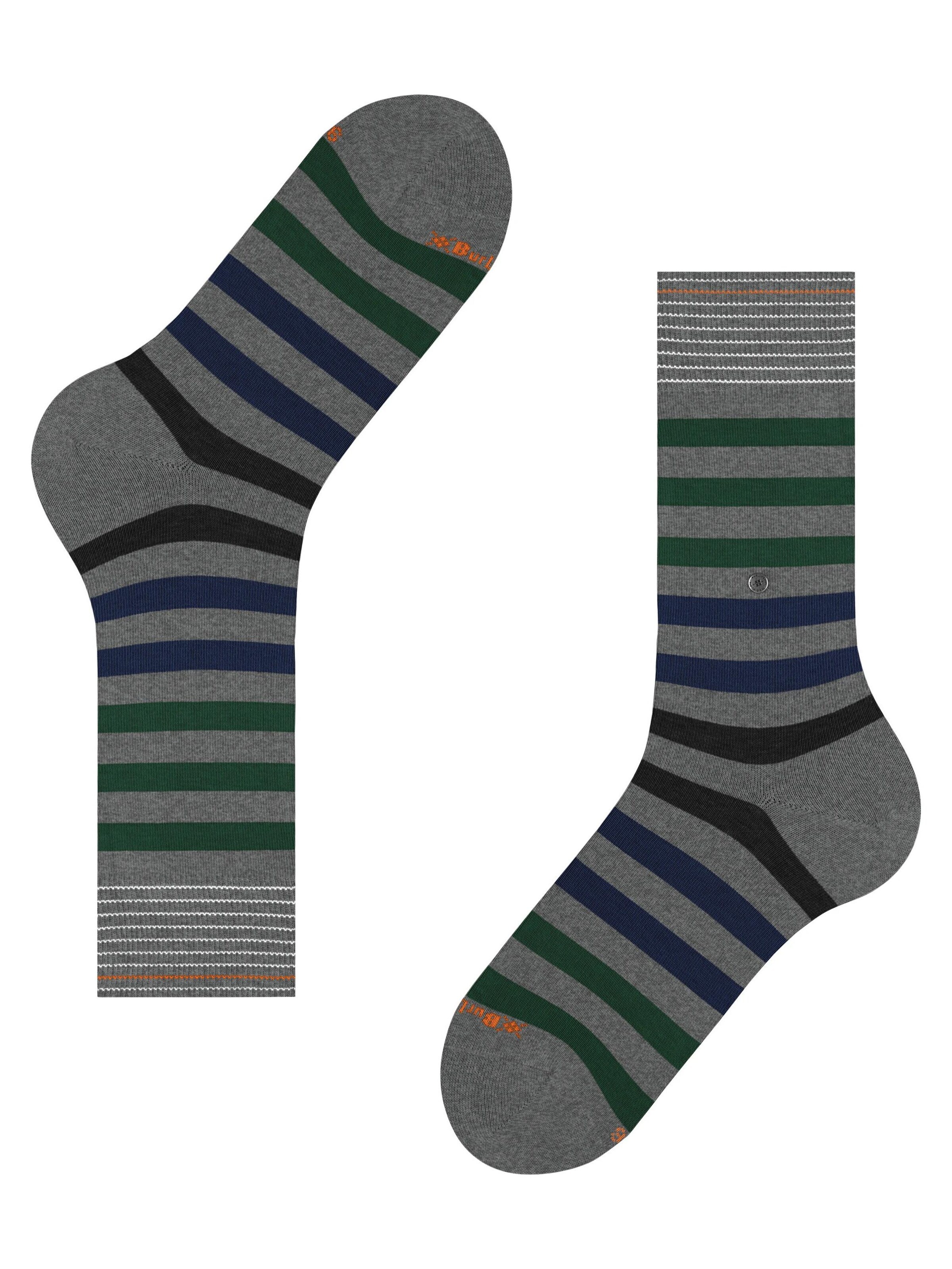 BURLINGTON Socks 'Blackpool' in Grey