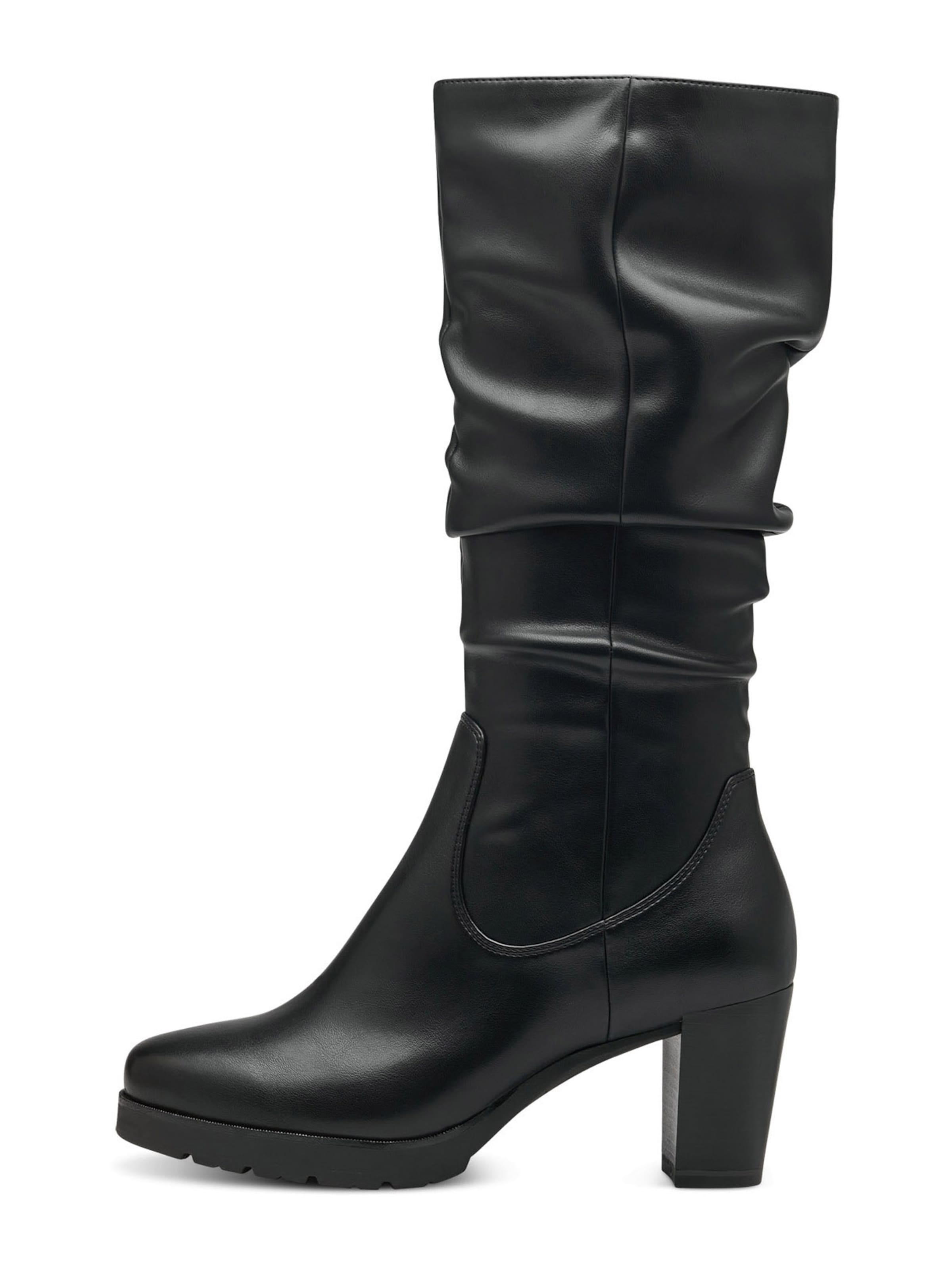 Tamaris Damenstiefel Tamaris Stiefel Schwarz Glitzer Overknee