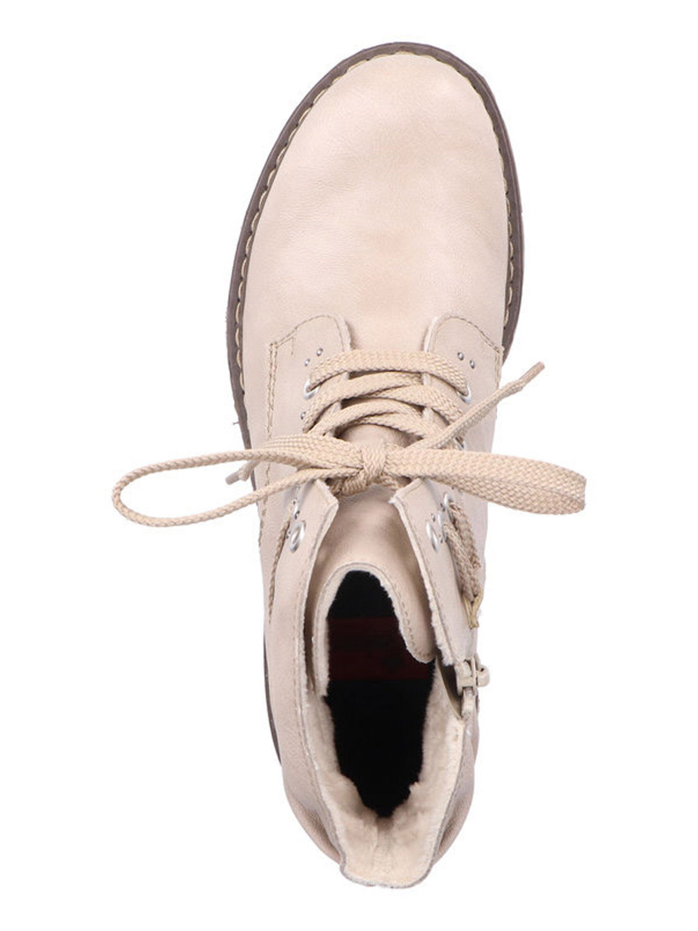Bottines à lacets Rieker en beige