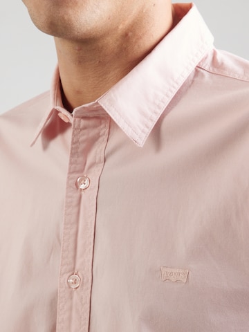 LEVI'S ® Slim fit Button Up Shirt 'BATTERY' in Pink