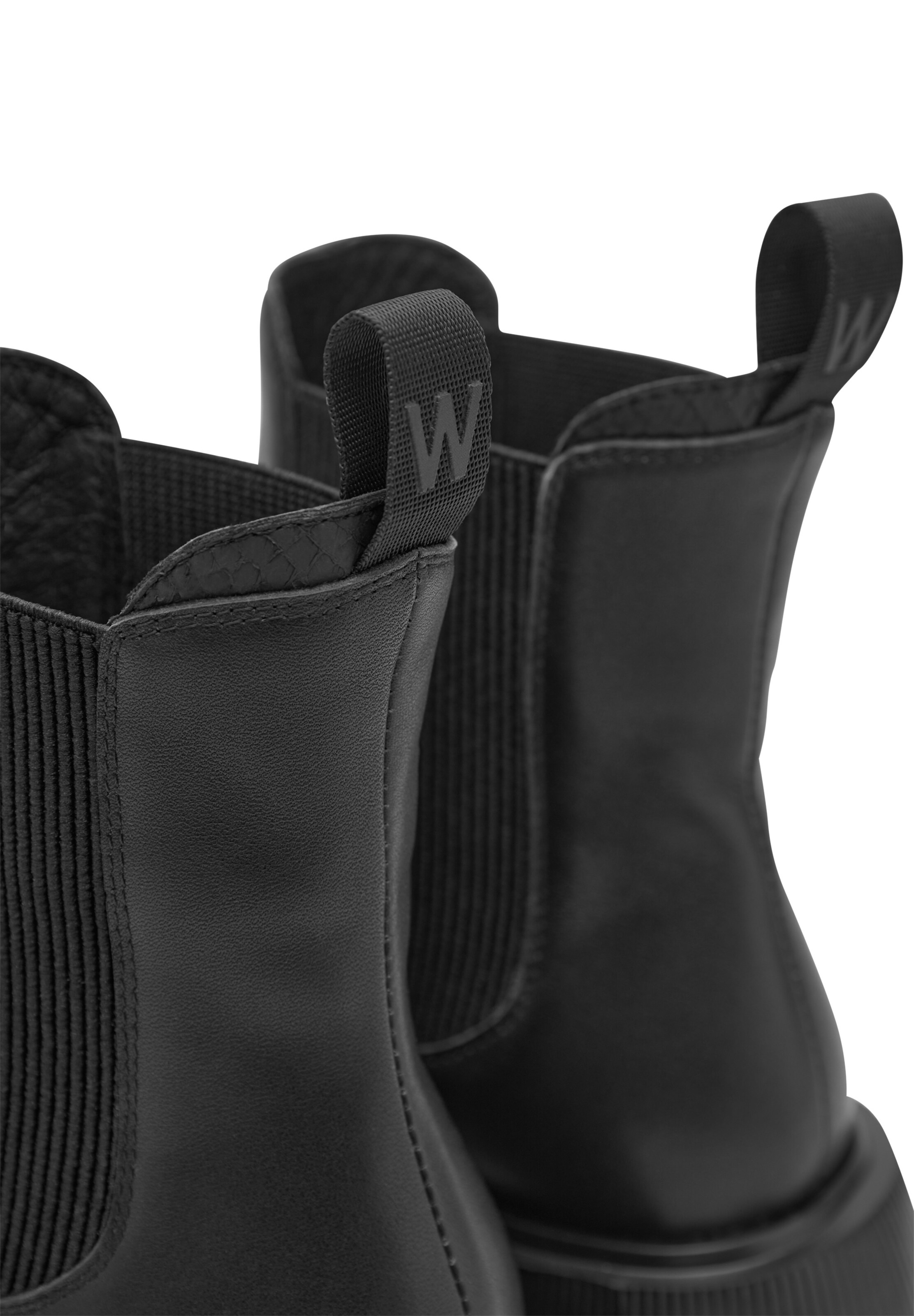 WODEN Chelsea boots 'Aya' in Zwart
