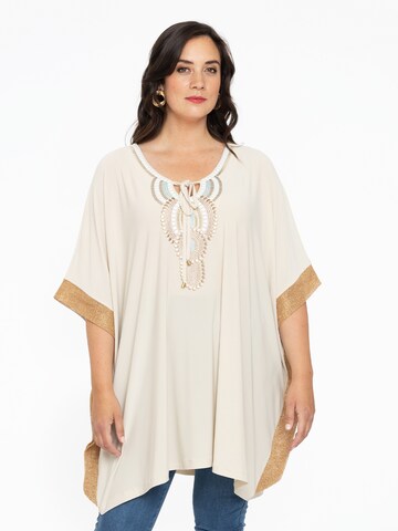 YOEK Bluse in Beige: Vorderseite