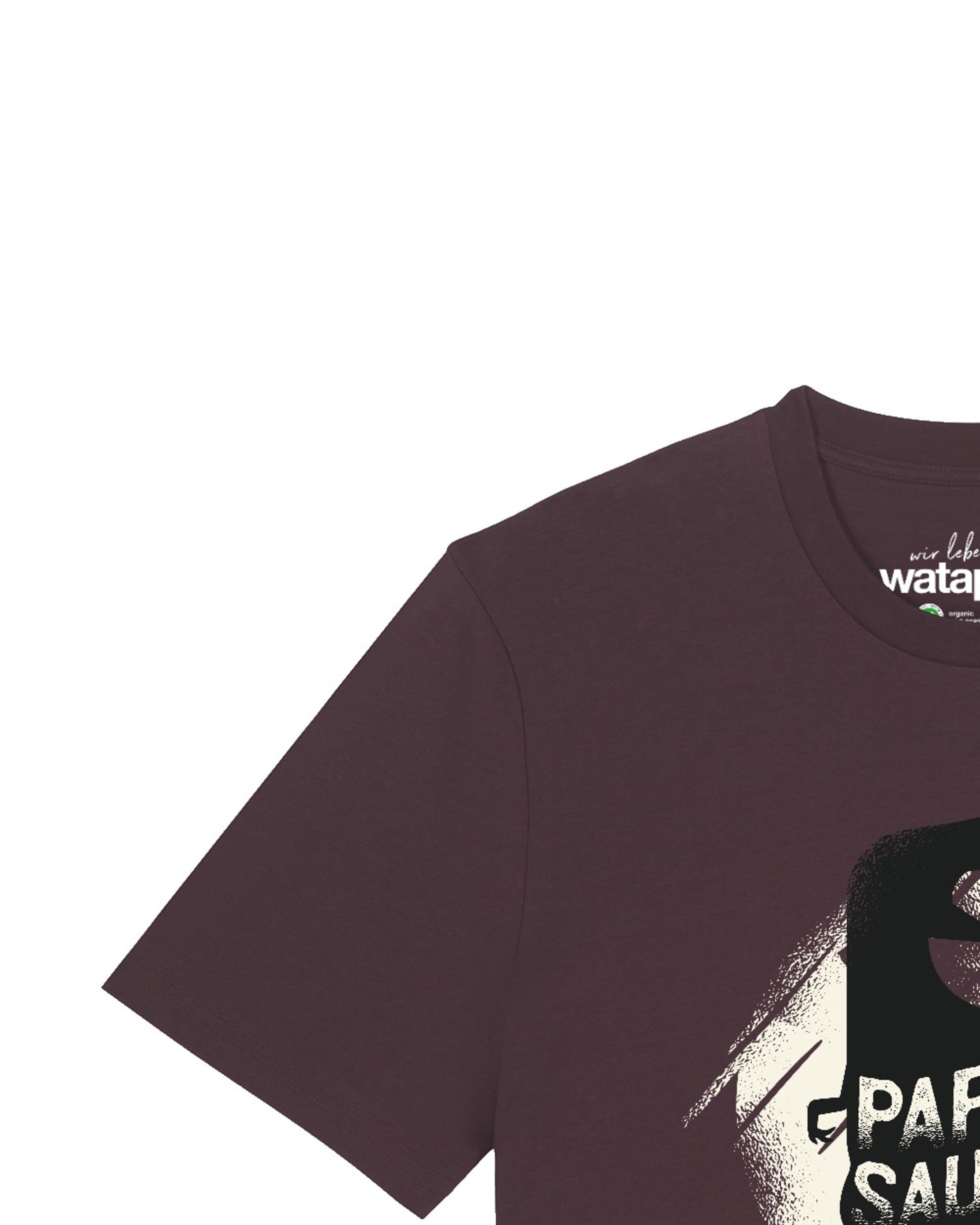 Maglietta 'Papasaurus' di Watapparel in rosso