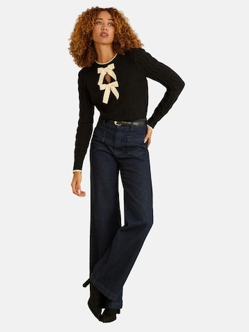 love & roses Sweater in Black: front