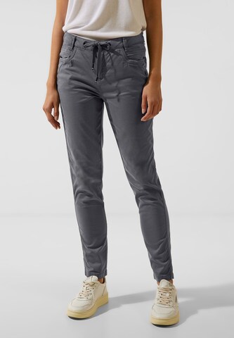 STREET ONE Regular Pants in Grey: front