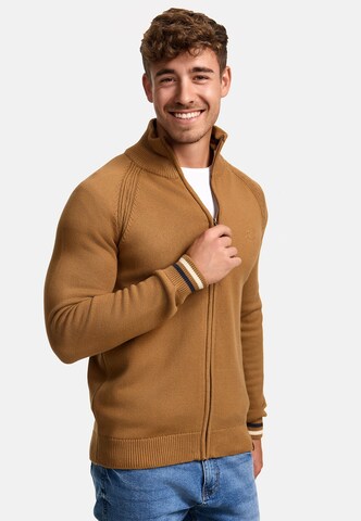 INDICODE JEANS Strickjacke 'Arutemia' in Bronze